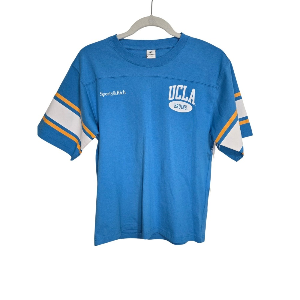 Sporty & Rich Women's UCLA Westwood Rugby Tee  Size M NWT $110